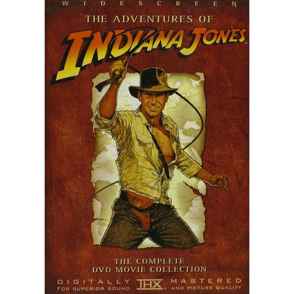 Indiana Jones The Complete Adventure DVD Collection Widescreen THX Mastered - Picture 1 of 5